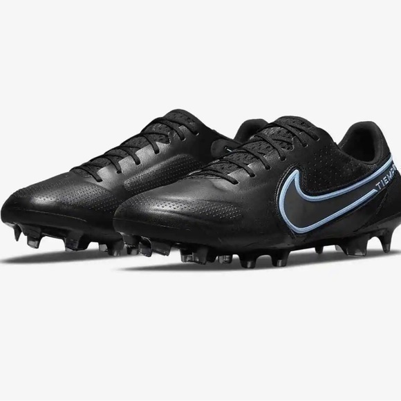 Nike Other - Nike Tiempo Legend 9 Elite FG Black Iron Grey Blue Hero CZ8482-004 sz 7 Men's ne